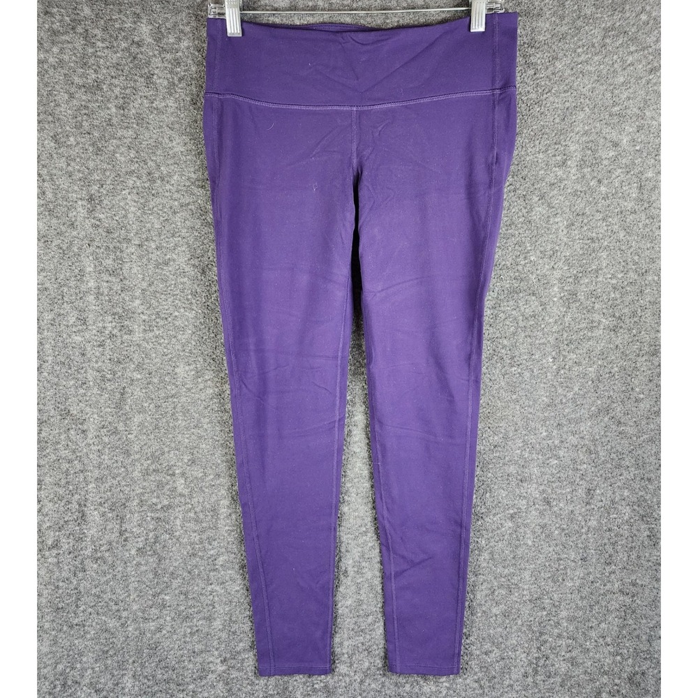 Athleta Leggings Womens M Purple High Rise Activewear Yoga Pants VG